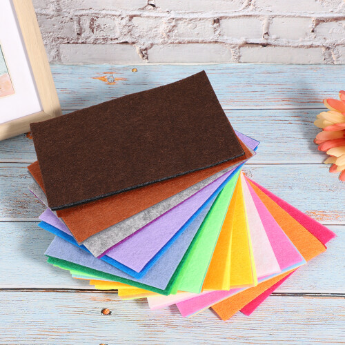 10x15cm Felt Fabric 80Pcs for DIY Crafts Home Sewing School Projects