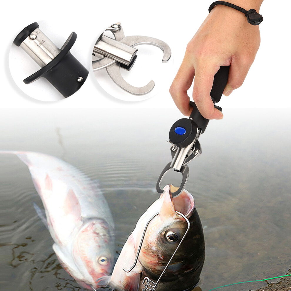 Stainless Steel Fishing Lure Pliers With Lanyard, Fish Lip Clip, 240G 7891333917225