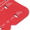35-mm-Scharnier-Stanz-Positionshilfe, 4-Loch-Abstand, Rot 6