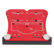 35-mm-Scharnier-Stanz-Positionshilfe, 4-Loch-Abstand, Rot