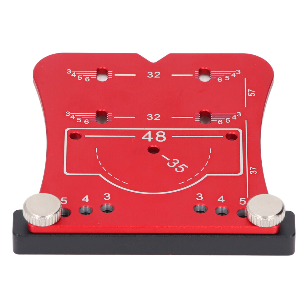 35Mm Hinge Punch Locator Aluminum Alloy With Scale Hinge Boring Jig 7891333917522