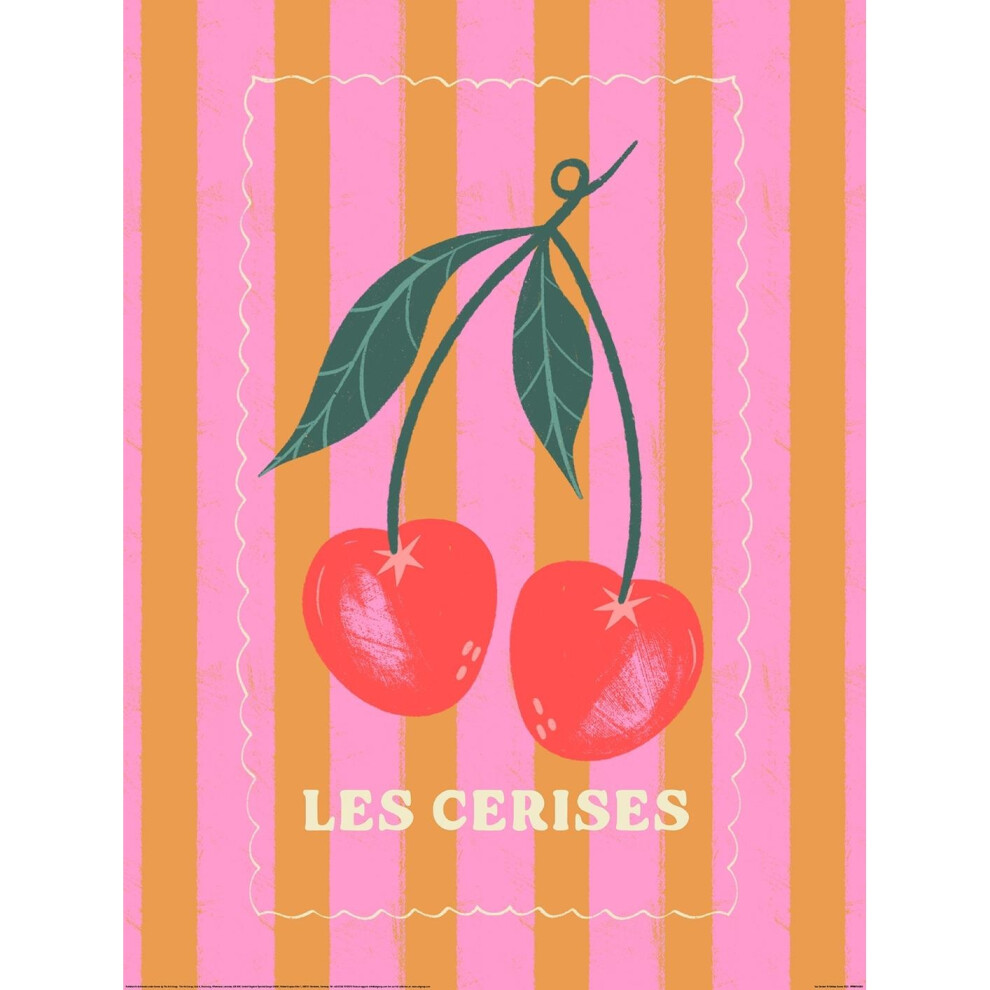 (80cm x 60cm, Multicoloured) Melissa Donne Les Cerises Print-image-OPC-PJCMVPD-NEW
