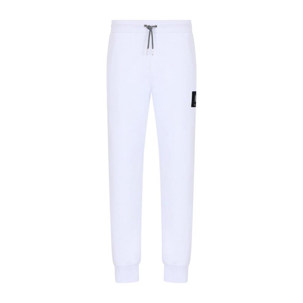 (L, White) Armani Exchange Mens Jogging Bottoms-image-OPC-PJCMVQ5-NEW