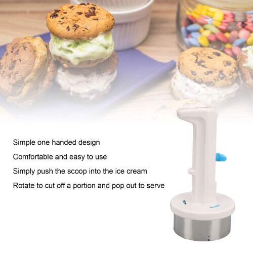 Cuillère à glace professionnelle à une main en ABS 2