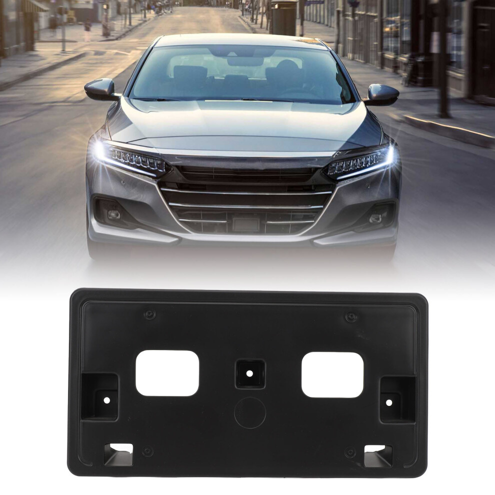 Front License Plate Bracket Holder For Honda Accord 2021-2022 Black 3781333920094