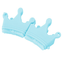 2 pezzi di separatore per unghie in silicone a forma di corona verde