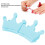 2 Stück Silikon-Nageltrenner Crown Brush – Grün 5
