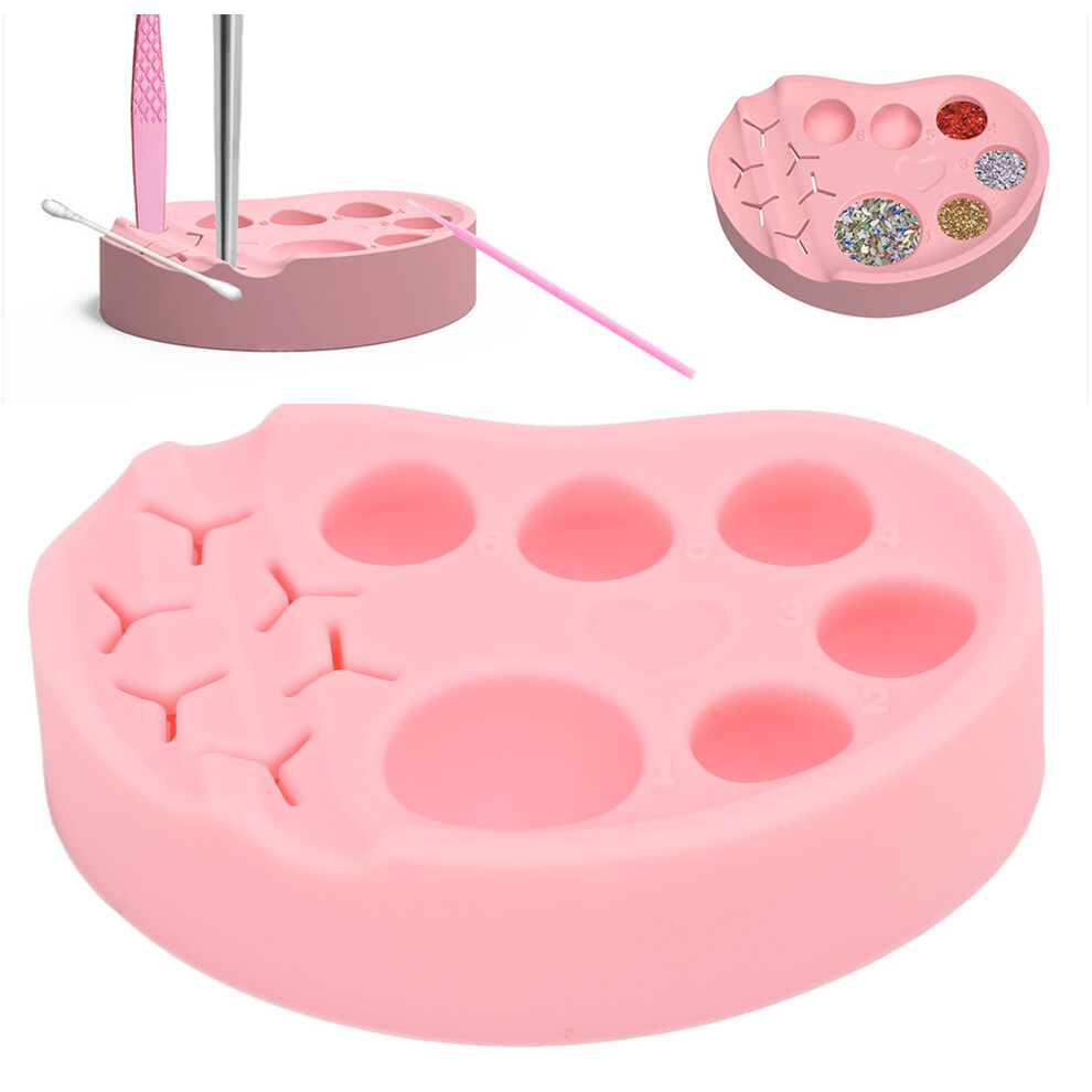 Pink Silicone Lash Lift & Brow Lamination Palette 10Cm Mixing Tray