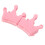 2 pezzi separatori per unghie in silicone, pennello con corona rosa 15