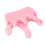 2 pezzi separatori per unghie in silicone, pennello con corona rosa 11
