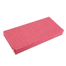 Scatola per occhiali in lino con 6 scomparti, 38x17x4 cm, Rosa