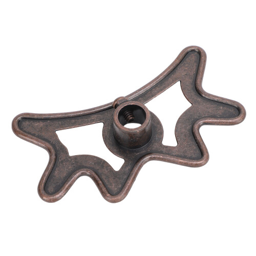 Tête de pont pour queue de billard - bronze, acier inoxydable.