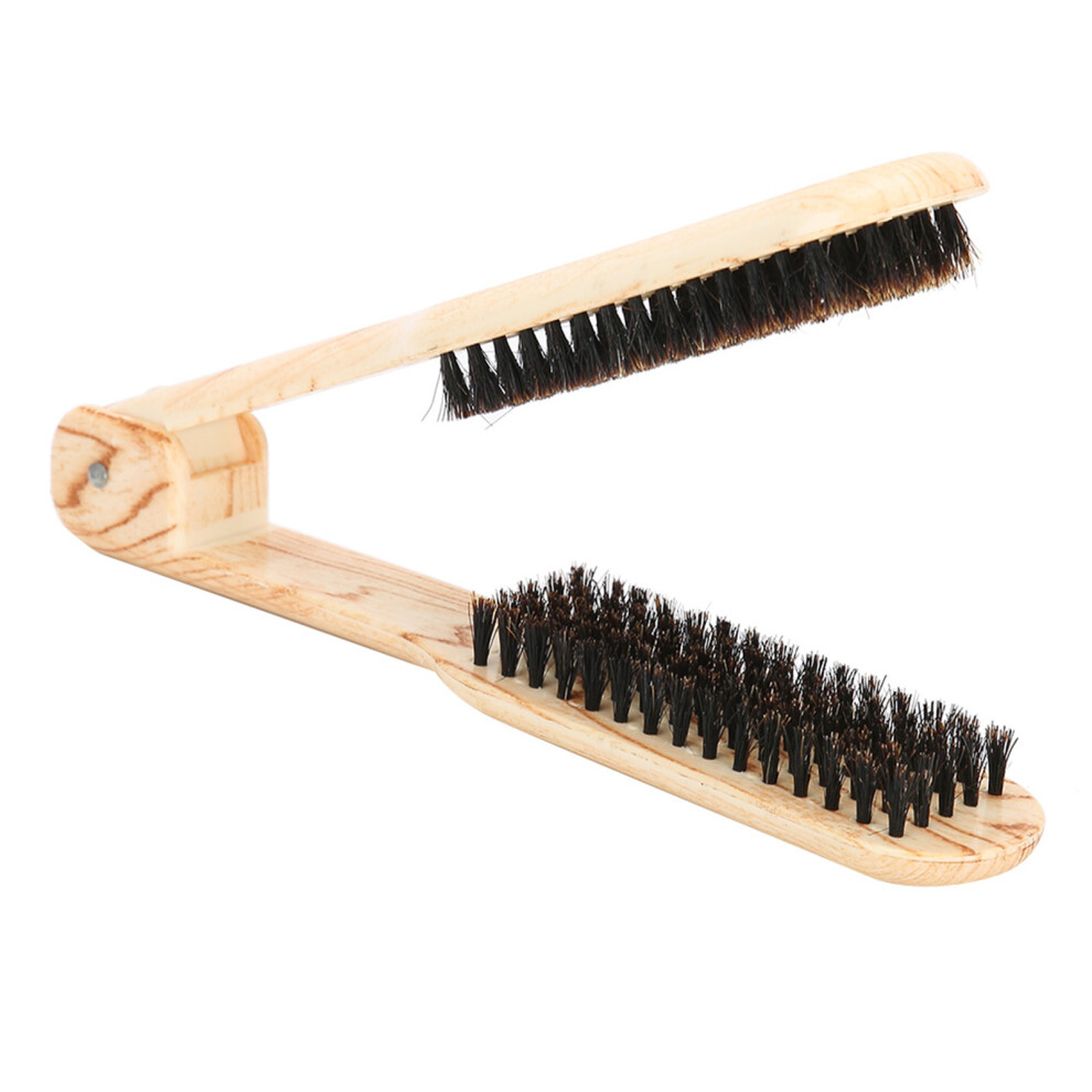 Hairdressing V Shaped Comb Clamp Professional Straightening Styling Tool