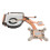 Ventola di raffreddamento per CPU 04W3269 lega di alluminio 5-pin 0.3A 6