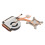 Ventola di raffreddamento per CPU 04W3269 lega di alluminio 5-pin 0.3A 12