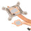 Ventola di raffreddamento per CPU 04W3269 lega di alluminio 5-pin 0.3A 5
