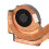 Ventola di raffreddamento per CPU 04W3269 lega di alluminio 5-pin 0.3A 9