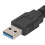 Wasserdichtes Type-C-Stecker (männlich) zu USB 3.0-Stecker (männlich) 0,5 m 30 V 1,5 A 7