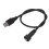 Wasserdichtes Type-C-Stecker (männlich) zu USB 3.0-Stecker (männlich) 0,5 m 30 V 1,5 A 3