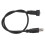 Wasserdichtes Type-C-Stecker (männlich) zu USB 3.0-Stecker (männlich) 0,5 m 30 V 1,5 A 14