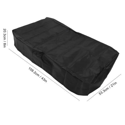 Schlittenplattenabdeckung 109,2 x 53,3 x 20,3 cm, 190 g, Silber 1