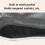Sedia da ufficio in memory foam comoda con altezza regolabile e supporto lombare. 6