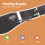 Sedia da ufficio in memory foam comoda con altezza regolabile e supporto lombare. 4