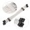 Câble d'extension d'alimentation GPU ARGB 2x8 broches 30 cm noir 6