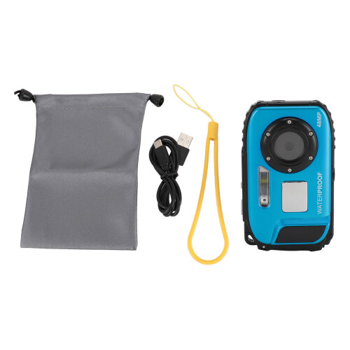 1080P 48MP Diving Camera 2.4" Screen 32GB Waterproof Anti Shake 1