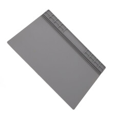 Alfombrilla de reparación de relojes de goma gris antiestática antideslizante para relojeros