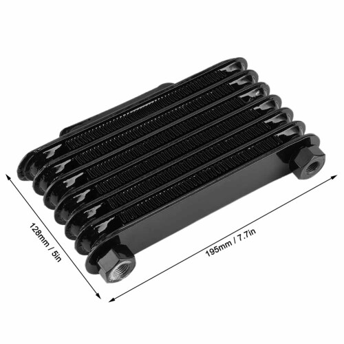 Efficient 7 Row Engine Oil Cooler for 125-250CC Motorbikes & ATVs 2