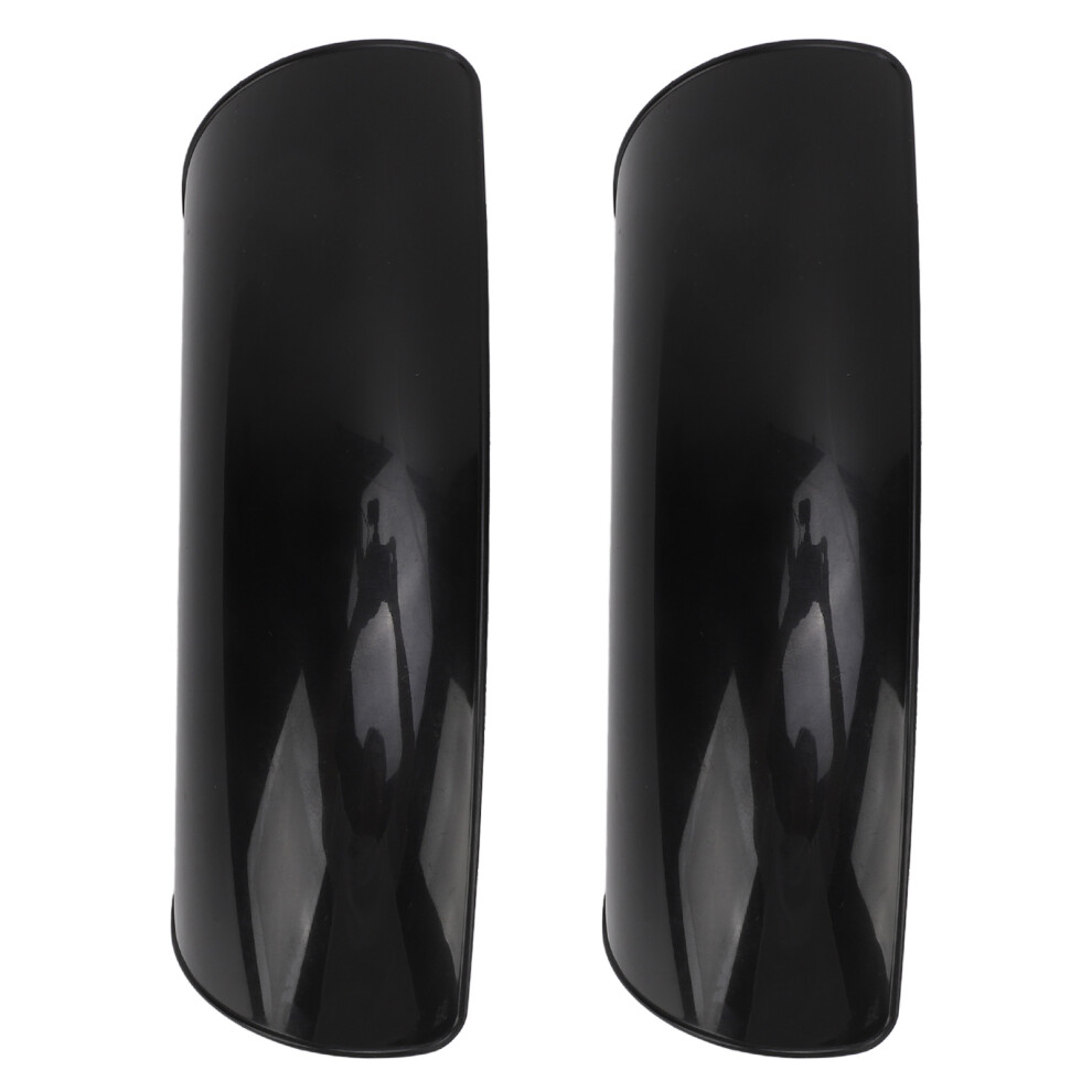 Electric Wheelchair Mudguards Glossy Black Scratch-Resistant Splash Guard Set