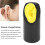 Modèle d'oreille en silicone moyen jaune support d'oreille droite 4
