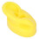 Modèle d'oreille en silicone moyen jaune support d'oreille droite 1