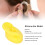 Modèle d'oreille en silicone moyen jaune support d'oreille droite 3
