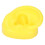 Modèle d'oreille en silicone moyen jaune support d'oreille droite 16