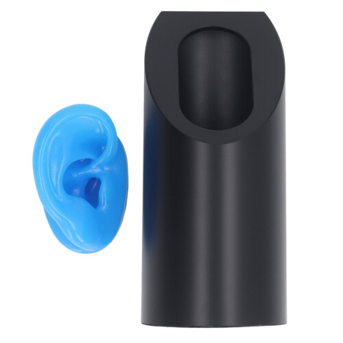 Modelo de oreja de silicona, oreja derecha con soporte de exhibición 1