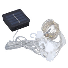 Guirlande lumineuse solaire pour rideau 800mAh 9.8x3.3ft métal
