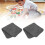 2pcs Reusable Baby Diaper Inserts, 4-Layer Microfiber Nappies, 48x20.5cm, Gray 5