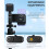 Nero Bluetooth 0-90 impugnatura per telefono 60mAh 70-95mm 3