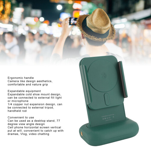 Grünes Bluetooth 60 mAh 70-95mm 0-90 Kameragriff 2