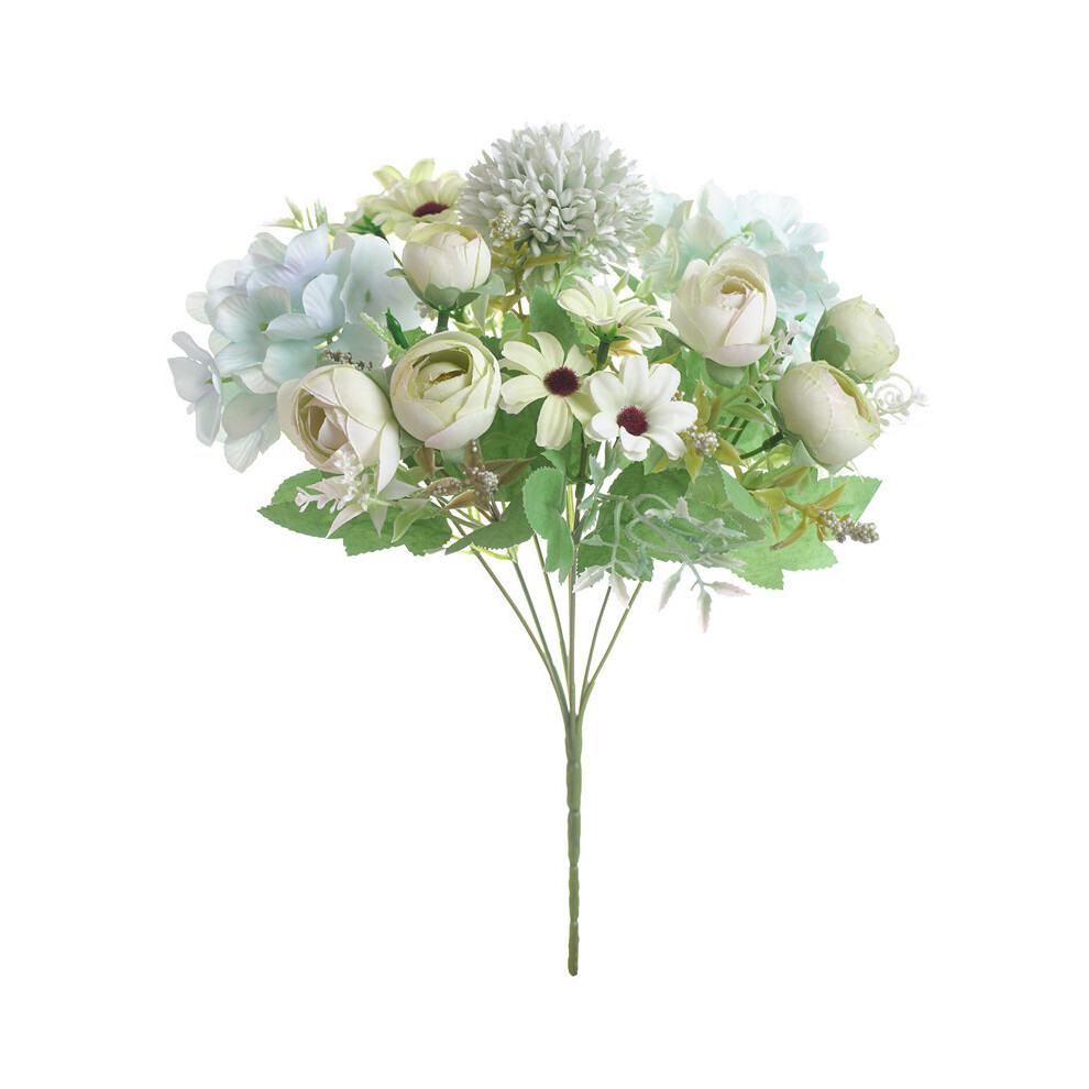 (White Green) Chic Camellia Faux Sp Wedding Decoration Silk Flower Interior Photography Home-image-OPC-PJCNBXP-NEW