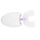 Electric U-Shaped Toothbrush - Blue Light Clean 1+ Week Battery White 8