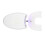 Electric U-Shaped Toothbrush - Blue Light Clean 1+ Week Battery White 13