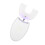 Electric U-Shaped Toothbrush - Blue Light Clean 1+ Week Battery White 16