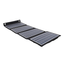 30W 4-Fach faltbares Solarmodul-Ladegerät 5V Dual-USB-Ausgänge