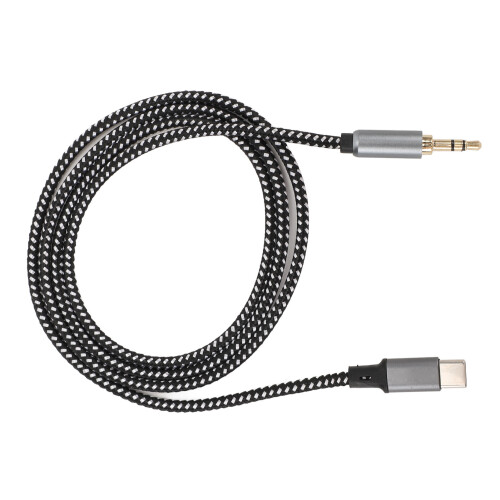 Cavo Type-C a 3,5 mm, 1 m, nero, jack AUX per viaggio 2
