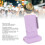 Presa Bluetooth per telefono viola 60mAh 70-95mm 0-90 3