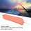 Double Sided Luminous Swivel Flasher 28cm Orange Red for Trolling 5