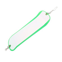 Flasher de pêche ABS 28 cm vert transparent